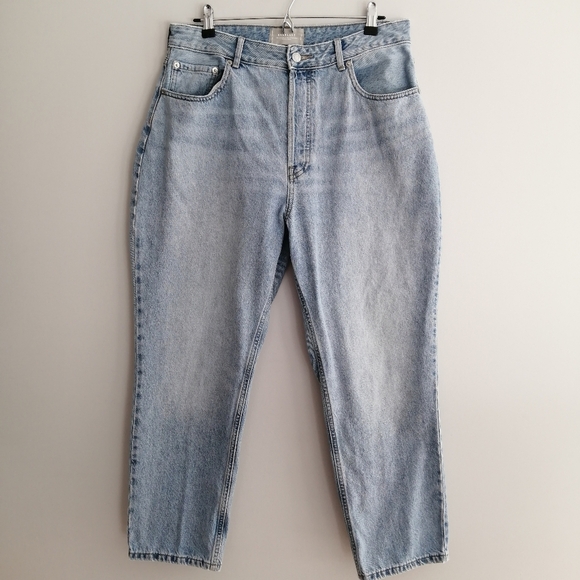 Everlane The Curvy '90s Cheeky Straight Leg Jeans Ankle Crop Plus Size 32 - Picture 3 of 16